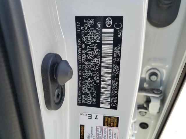 Photo 12 VIN: JTDKARFP7H3059412 - TOYOTA PRIUS PRIM 