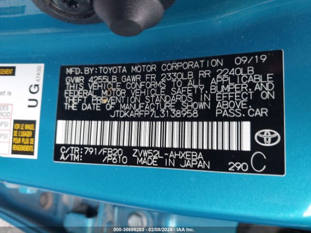 Photo 8 VIN: JTDKARFP7L3138958 - TOYOTA PRIUS PRIME 