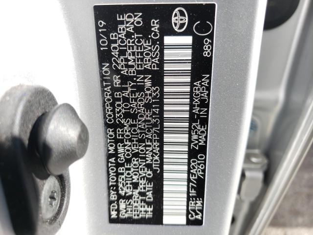 Photo 9 VIN: JTDKARFP7L3141133 - TOYOTA PRIUS PRIM 