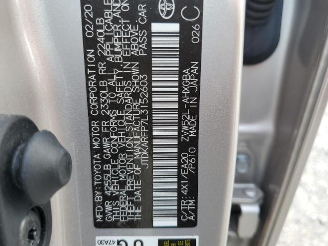 Photo 11 VIN: JTDKARFP7L3152603 - TOYOTA PRIUS PRIM 