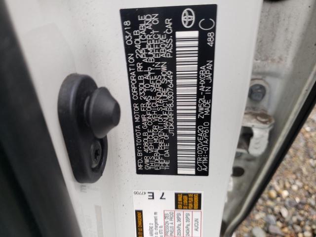 Photo 9 VIN: JTDKARFP8J3076449 - TOYOTA PRIUS PRIM 