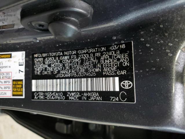 Photo 11 VIN: JTDKARFP8J3079626 - TOYOTA PRIUS 