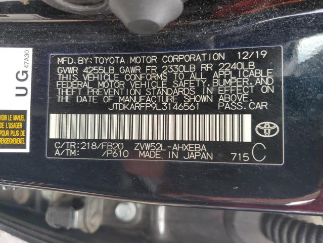 Photo 12 VIN: JTDKARFP9L3146561 - TOYOTA PRIUS 