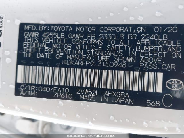 Photo 8 VIN: JTDKARFP9L3150948 - TOYOTA PRIUS PRIME 