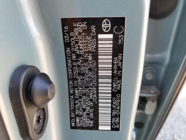 Photo 11 VIN: JTDKARFU0G3012761 - TOYOTA PRIUS 