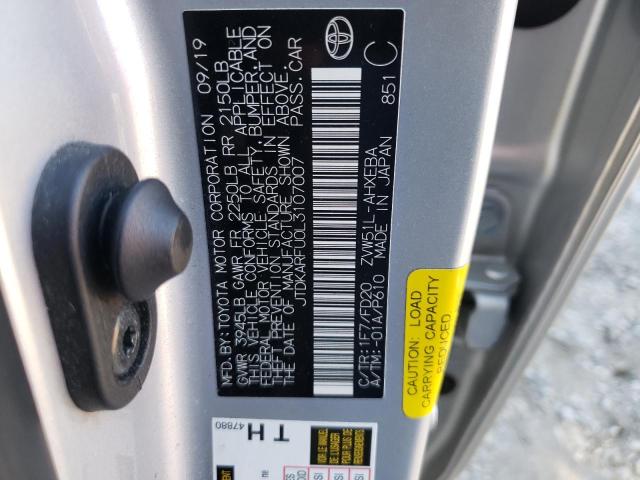 Photo 11 VIN: JTDKARFU0L3107007 - TOYOTA PRIUS L 