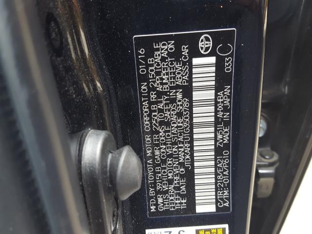 Photo 9 VIN: JTDKARFU1G3503789 - TOYOTA PRIUS 