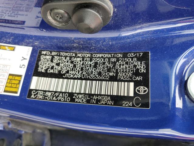 Photo 11 VIN: JTDKARFU1H3536602 - TOYOTA PRIUS 