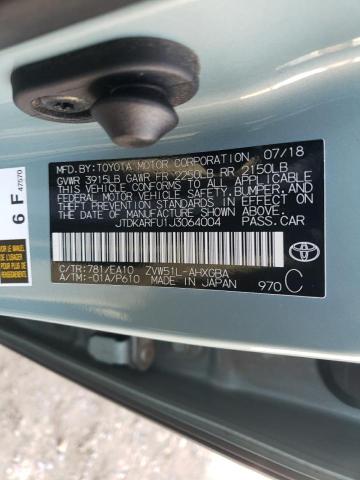 Photo 11 VIN: JTDKARFU1J3064004 - TOYOTA PRIUS 