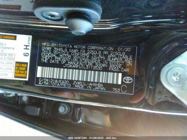 Photo 8 VIN: JTDKARFU1L3113530 - TOYOTA PRIUS 