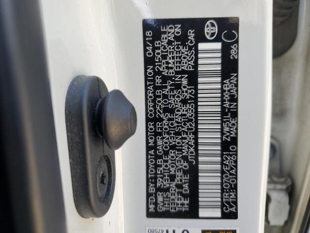 Photo 11 VIN: JTDKARFU2J3551731 - TOYOTA PRIUS 