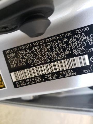 Photo 11 VIN: JTDKARFU2L3114637 - TOYOTA PRIUS L 