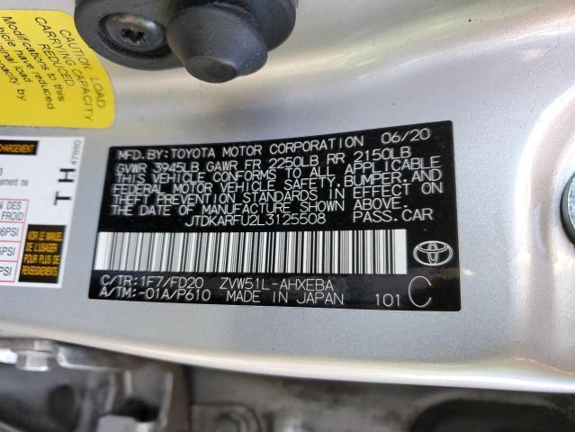 Photo 11 VIN: JTDKARFU2L3125508 - TOYOTA PRIUS L 