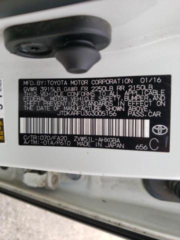 Photo 9 VIN: JTDKARFU3G3005156 - TOYOTA PRIUS 