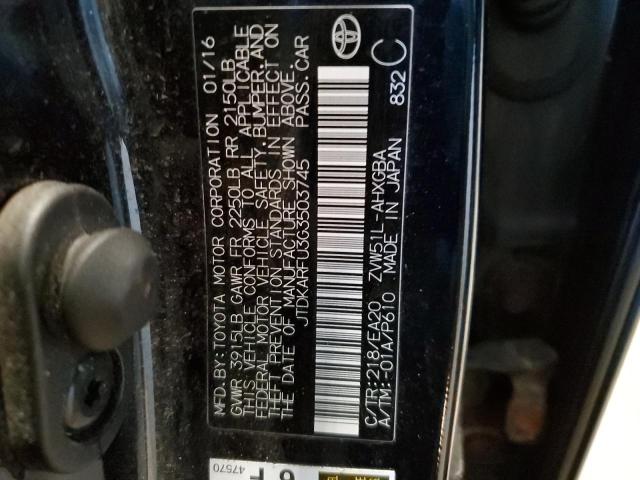 Photo 12 VIN: JTDKARFU3G3503745 - TOYOTA PRIUS 