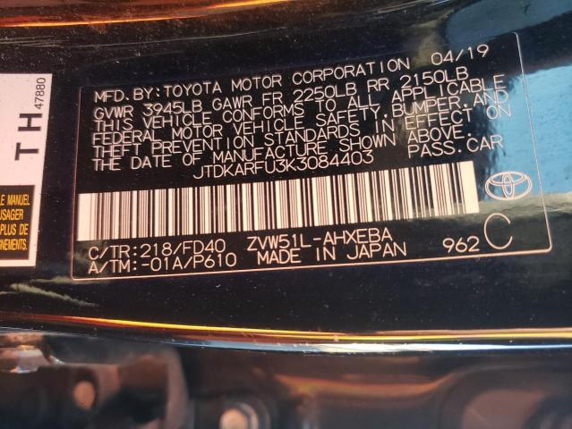 Photo 11 VIN: JTDKARFU3K3084403 - TOYOTA PRIUS 