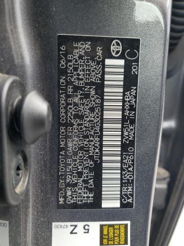 Photo 12 VIN: JTDKARFU4G3025187 - TOYOTA PRIUS 