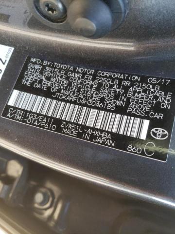 Photo 9 VIN: JTDKARFU4H3046185 - TOYOTA PRIUS 