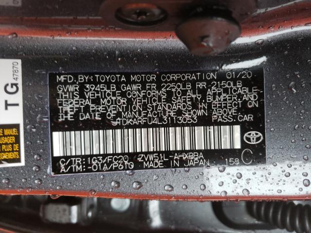 Photo 9 VIN: JTDKARFU4L3113053 - TOYOTA PRIUS L 