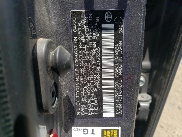 Photo 11 VIN: JTDKARFU4L3123565 - TOYOTA PRIUS L 