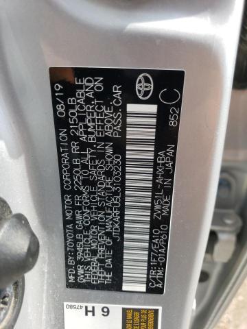 Photo 11 VIN: JTDKARFU5L3103230 - TOYOTA PRIUS L 