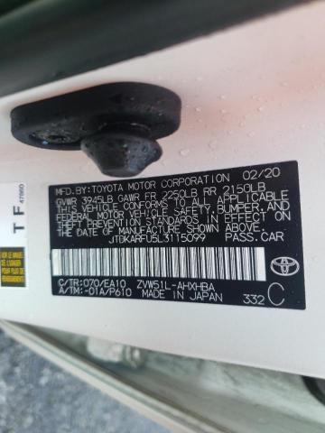 Photo 9 VIN: JTDKARFU5L3115099 - TOYOTA PRIUS L 