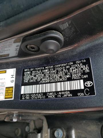 Photo 9 VIN: JTDKARFU6G3008052 - TOYOTA PRIUS 