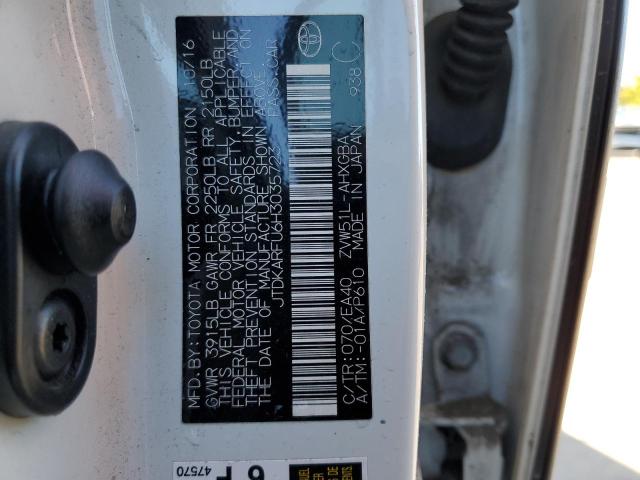 Photo 9 VIN: JTDKARFU6H3035723 - TOYOTA PRIUS 