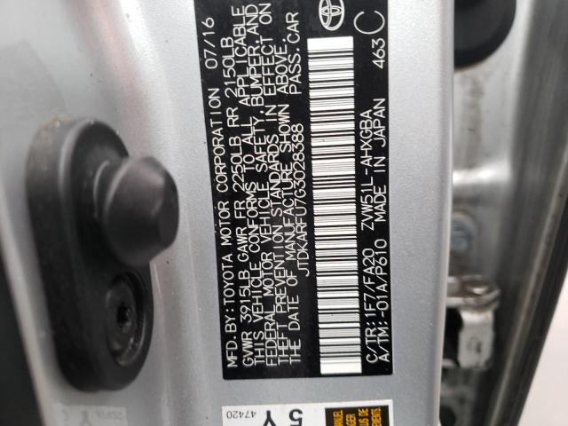 Photo 11 VIN: JTDKARFU7G3028388 - TOYOTA PRIUS 