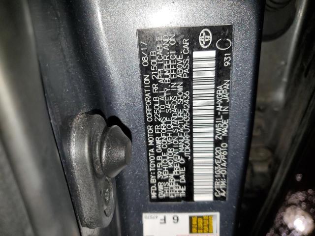 Photo 11 VIN: JTDKARFU7H3542436 - TOYOTA PRIUS 