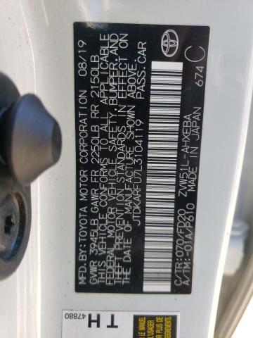 Photo 12 VIN: JTDKARFU7L3104119 - TOYOTA PRIUS L 