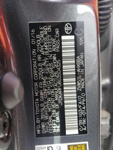 Photo 12 VIN: JTDKARFU8G3504325 - TOYOTA PRIUS 