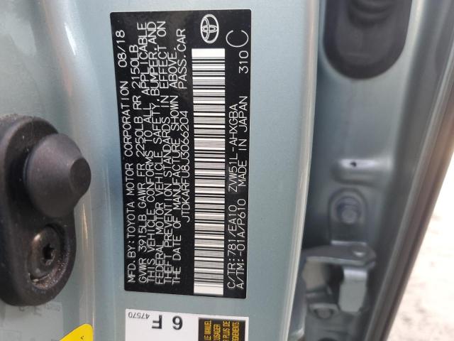 Photo 12 VIN: JTDKARFU8J3066204 - TOYOTA PRIUS 