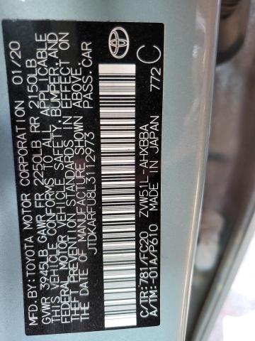 Photo 11 VIN: JTDKARFU8L3112973 - TOYOTA PRIUS L 