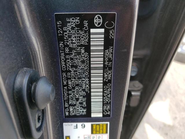 Photo 9 VIN: JTDKARFU9G3502339 - TOYOTA PRIUS 