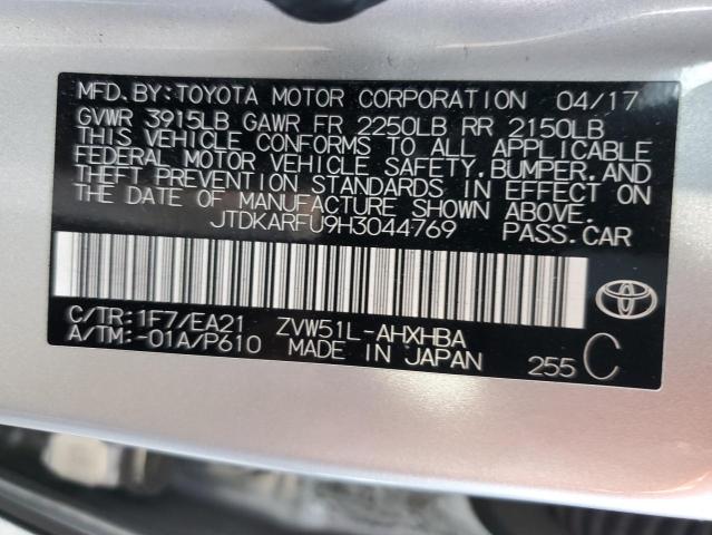 Photo 11 VIN: JTDKARFU9H3044769 - TOYOTA PRIUS 