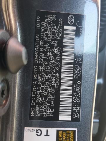 Photo 11 VIN: JTDKARFU9L3107877 - TOYOTA PRIUS L 