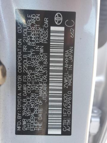 Photo 11 VIN: JTDKARFU9L3118491 - TOYOTA PRIUS L 