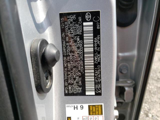 Photo 12 VIN: JTDKARFUXG3002903 - TOYOTA PRIUS 