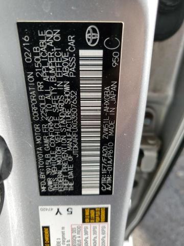 Photo 11 VIN: JTDKARFUXG3507632 - TOYOTA PRIUS 