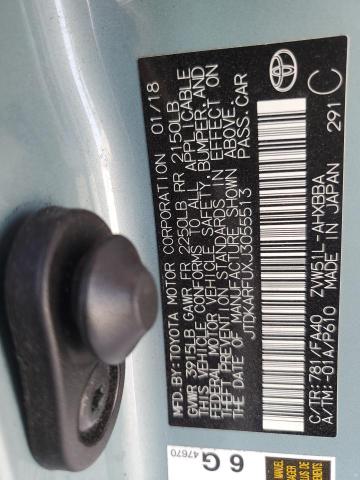 Photo 11 VIN: JTDKARFUXJ3055513 - TOYOTA PRIUS 