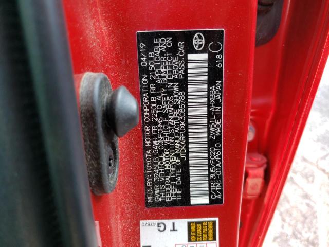 Photo 11 VIN: JTDKARFUXK3085788 - TOYOTA PRIUS 