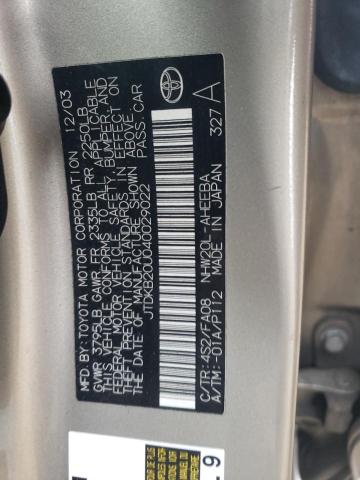 Photo 11 VIN: JTDKB20U040029022 - TOYOTA PRIUS 