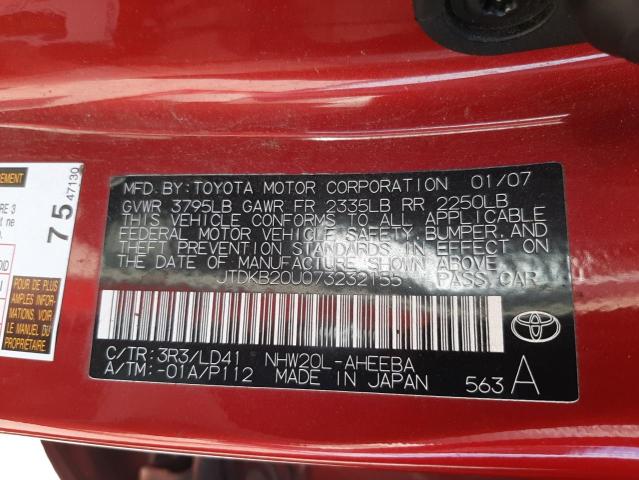 Photo 11 VIN: JTDKB20U073232155 - TOYOTA PRIUS 