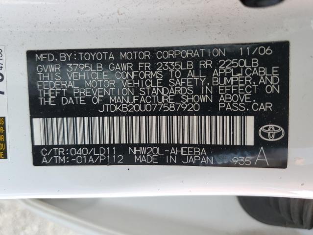 Photo 12 VIN: JTDKB20U077587920 - TOYOTA PRIUS 