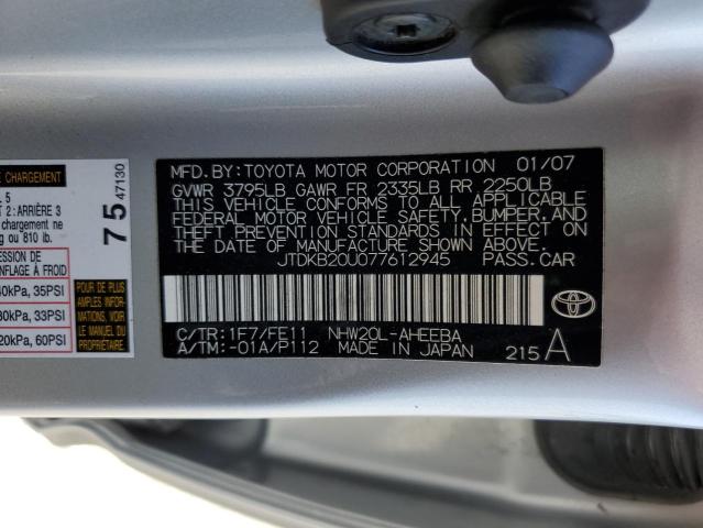 Photo 11 VIN: JTDKB20U077612945 - TOYOTA PRIUS 