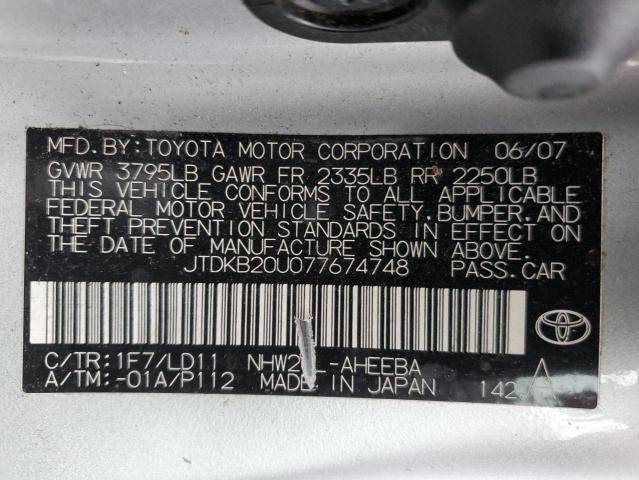 Photo 11 VIN: JTDKB20U077674748 - TOYOTA PRIUS 