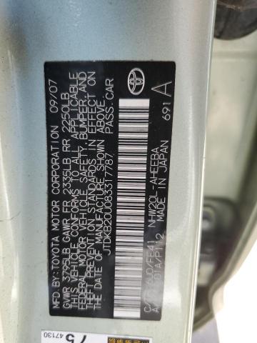 Photo 11 VIN: JTDKB20U083317787 - TOYOTA PRIUS 