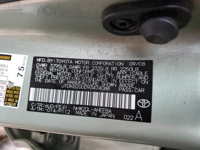 Photo 11 VIN: JTDKB20U093474088 - TOYOTA PRIUS 