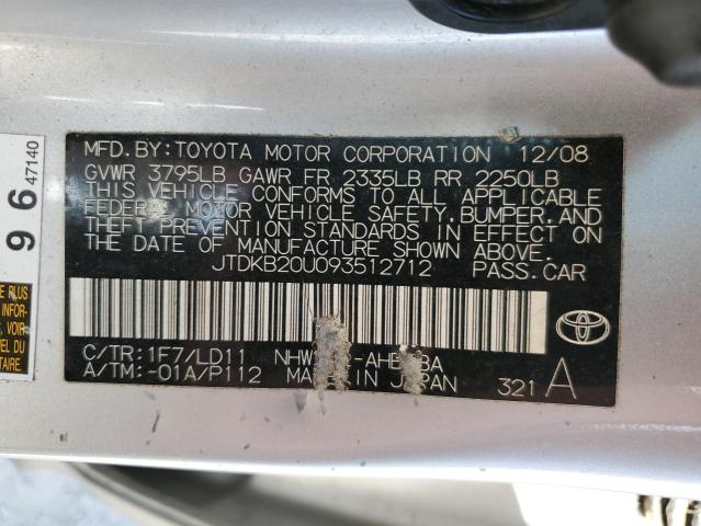 Photo 12 VIN: JTDKB20U093512712 - TOYOTA PRIUS 